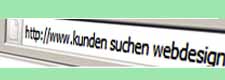 Kunden suchen Webdesign