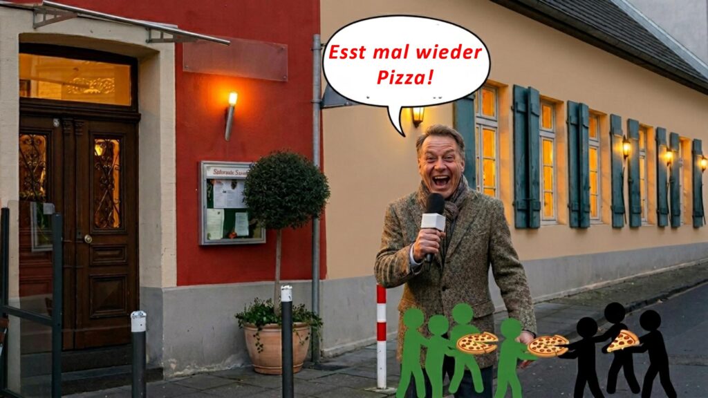Esst mal wieder Pizza