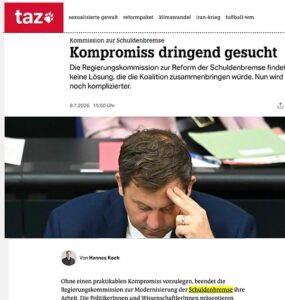 taz zur Schuldenbremse